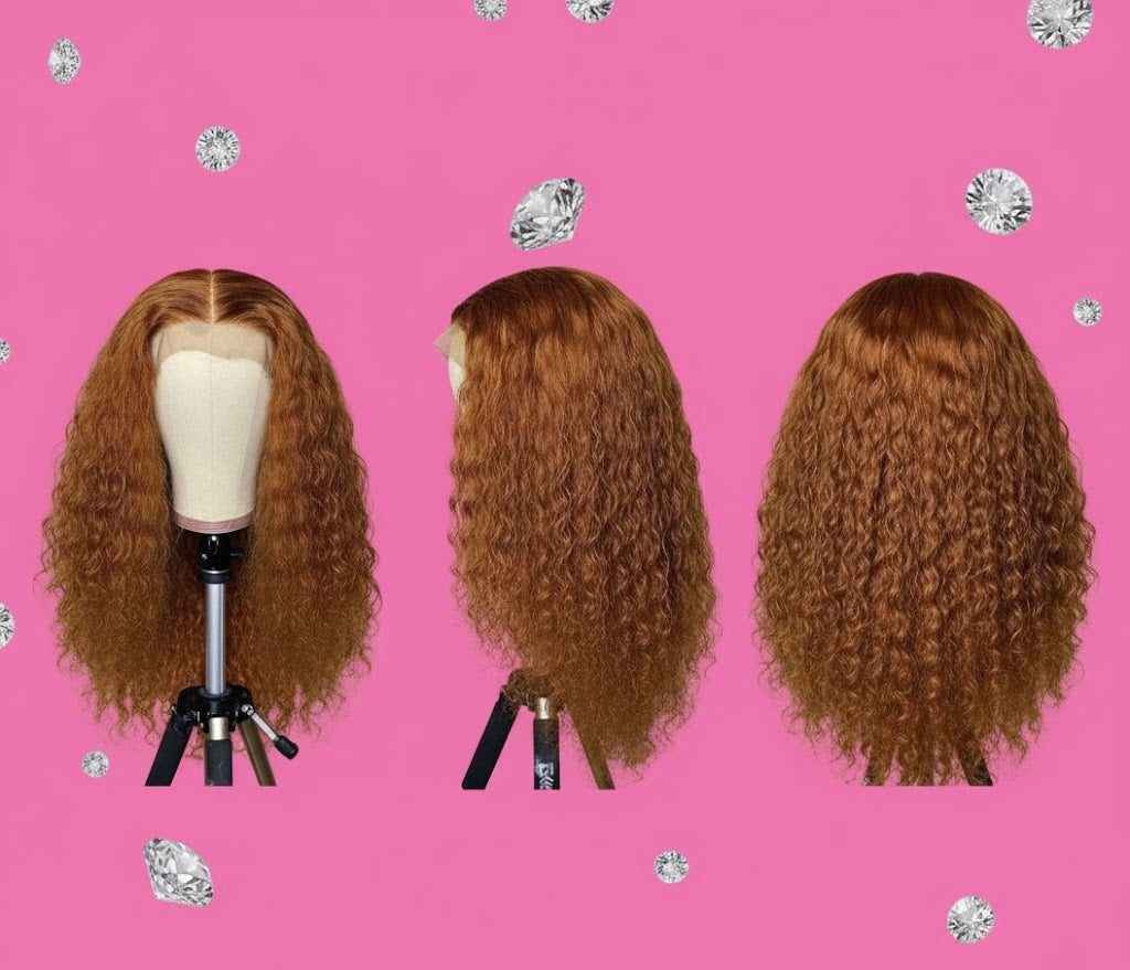 Brazilian Water Curly Glueless Wear and Go Loose Deep Wave
HD Human Hair Lace Wig - Full 13x4 Coverage & Pre-Plucked Natural Hairline - only 36 inch length available ***